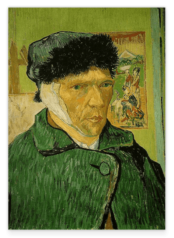 Vincent van Gogh - Selbstportrait mit bandagiertem Ohr