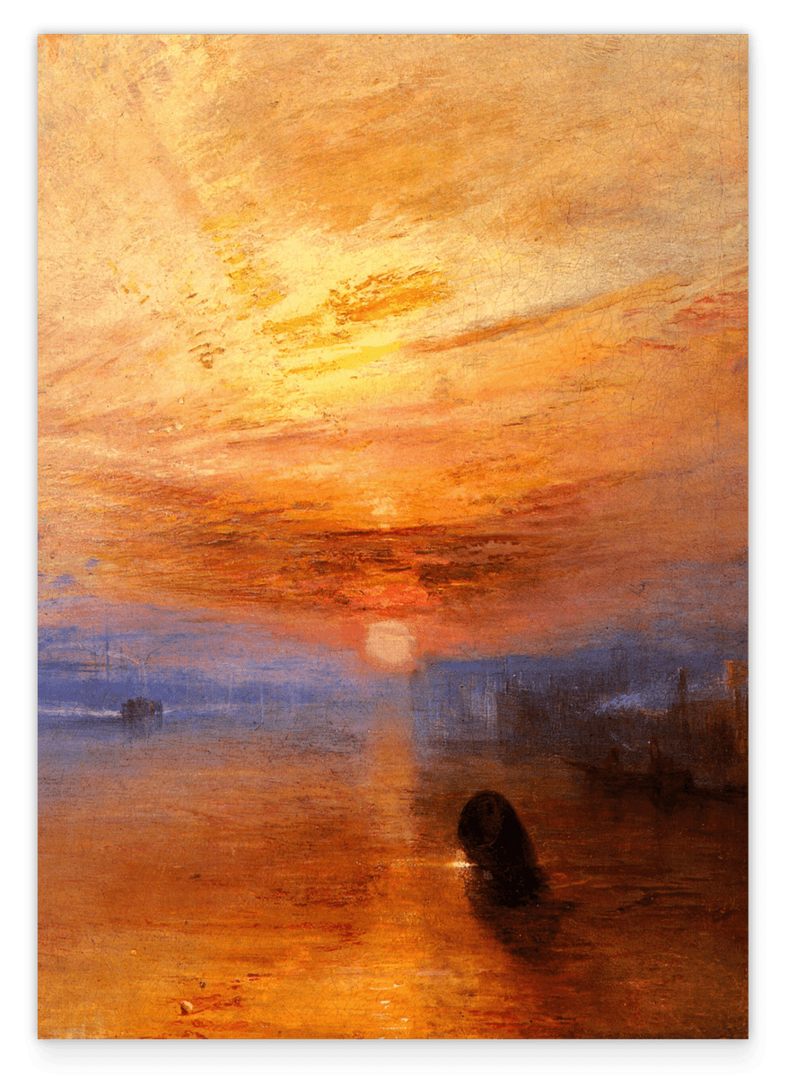 William Turner - The fighting Temeraire tugged to her last Berth to be broken up