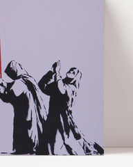 After Hover: Banksy - Sale Ends Frauen trauern dem Schlussverkauf nach Graffiti Street Style cool stylisch modern