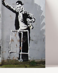 After Hover: Banksy - Old school skool Alte Männer zelebrieren den "realen" Hip Hop Graffiti-Wandbild cool modern