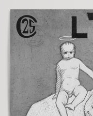 After Hover: Juan Gris - Sitzender Engel (Cover-Design für "L'Humoriste")