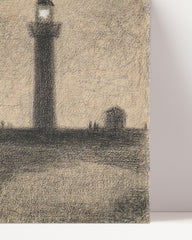 After Hover: Georges Seurat - Der Leuchtturm von Honfleur