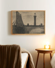 After Hover: Georges Seurat - Der Leuchtturm von Honfleur