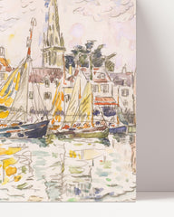 After Hover: Paul Signac - Le Pouliguen: Fischerboote