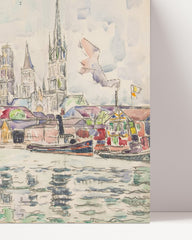 After Hover: Paul Signac - Flussszene: Rouen