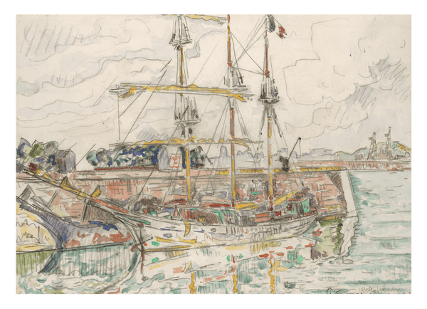 Paul Signac - Docks in Saint Malo