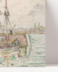 After Hover: Paul Signac - Docks in Saint Malo