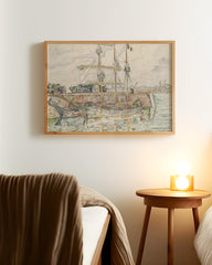 After Hover: Paul Signac - Docks in Saint Malo