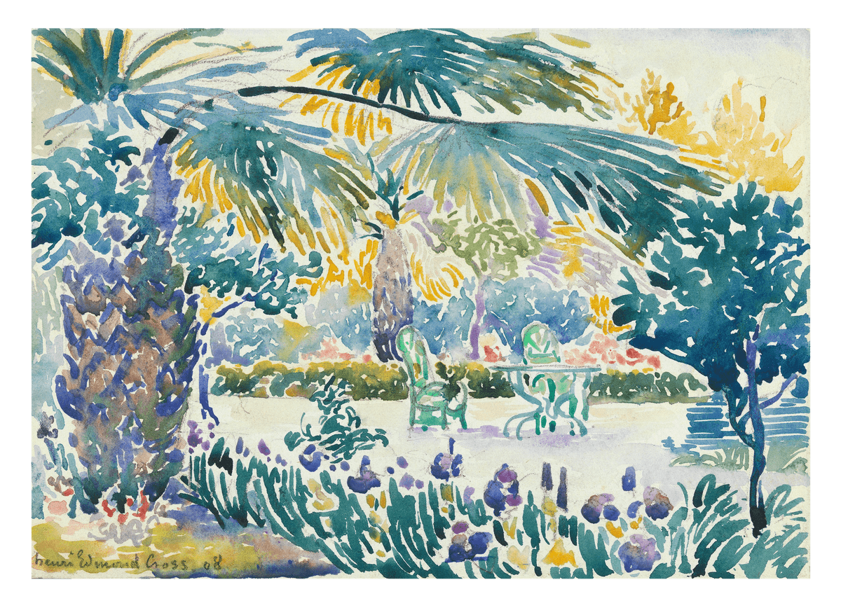 Henri-Edmond-Kreuz - Garten des Malers in Saint Clair