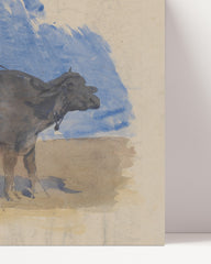 After Hover: John Singer Sargent - Junge auf Wasserbüffel (aus Sammelalbum)