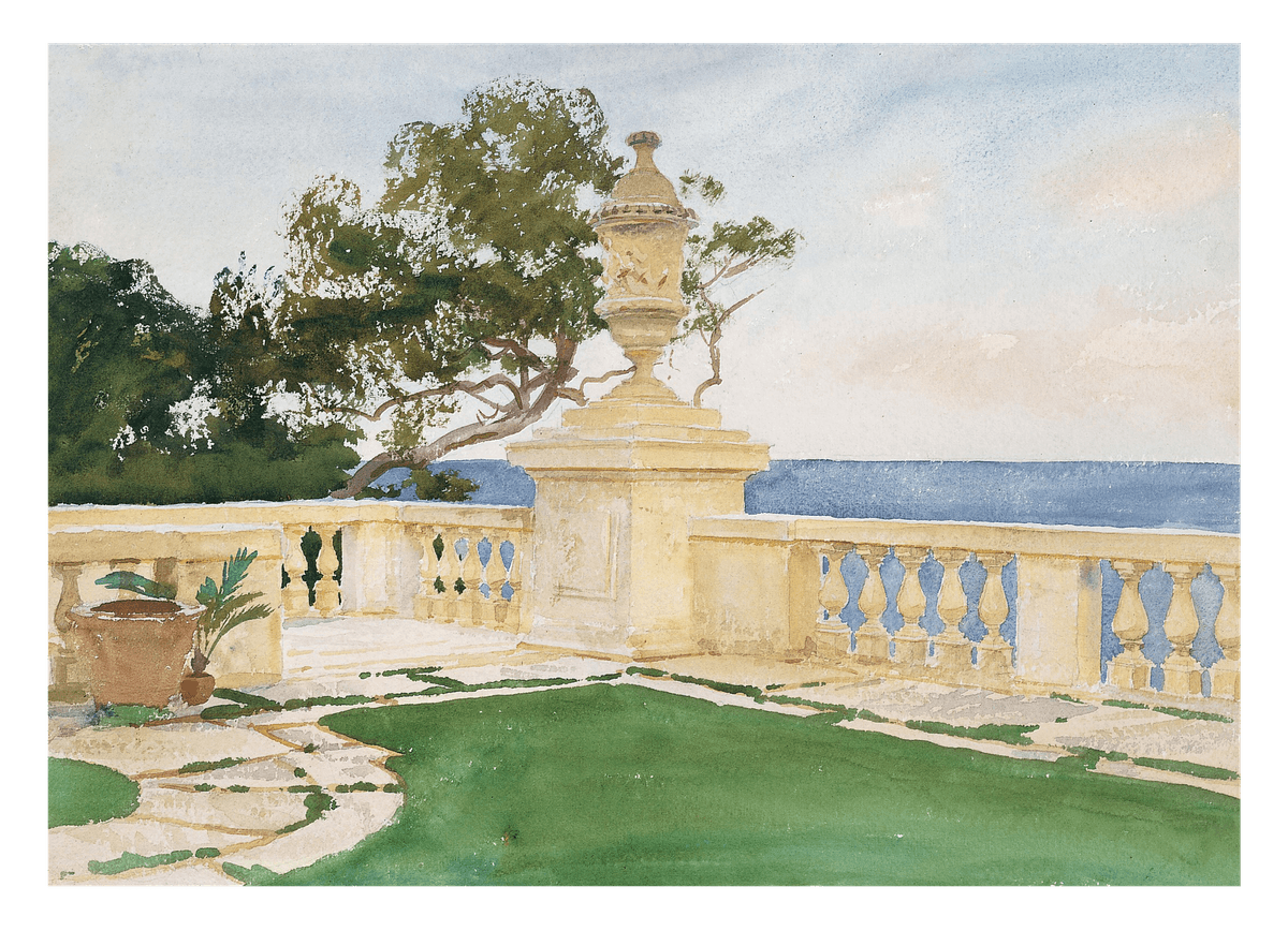 John Singer Sargent - Terrasse, Vizcaya