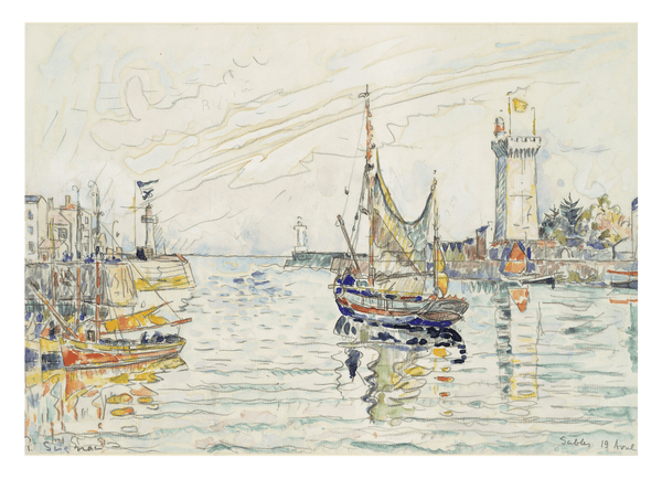 Paul Signac - Ansicht von Les Sables d'Olonne