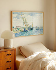 After Hover: Henri-Edmond-Kreuz - Marine Szene (Boote in der Nähe von Venedig)