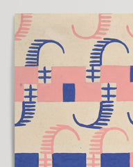 After Hover: Paul Poiret zugeschrieben - Stoffdesign mit Streifen