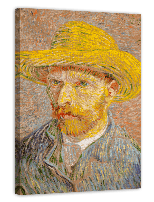 Vincent van Gogh - Selbstbildnis mit Strohhut