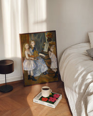 After Hover: Auguste Renoir - Die Töchter von Catulle Mendès, Huguette (1871-1964), Claudine (1876-1937) und Helyonne (1879-1955)