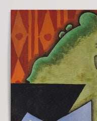 After Hover: Juan Gris - Violine und Spielkarten auf einer Tabelle