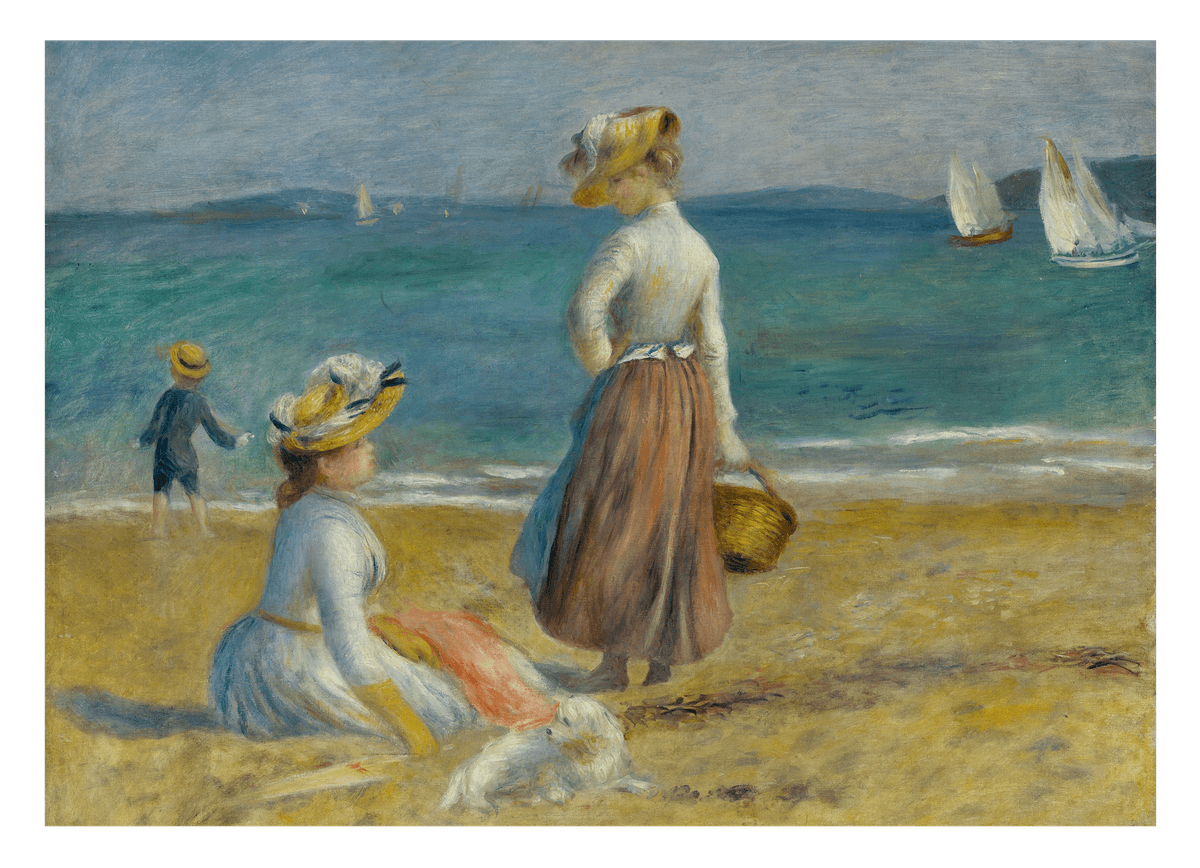 Auguste Renoir - Menschen am Strand