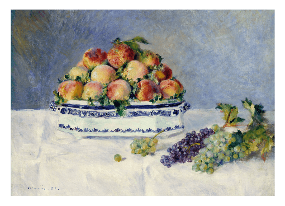 Auguste Renoir - Stillleben mit Pfirsichen und Trauben