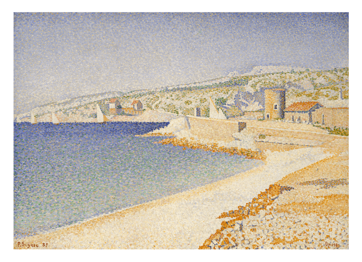 Paul Signac - Der Steg bei Cassis, Opus 198