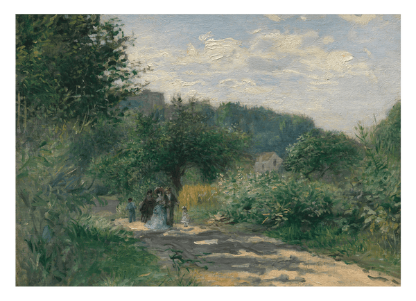 Auguste Renoir - Eine Straße in Louveciennes