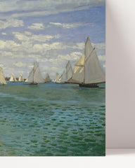 After Hover: Claude Monet - Regatta in Sainte-Adresse