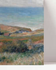 After Hover: Auguste Renoir - Ansicht der Seeküste nahe Wargemont in Normandie