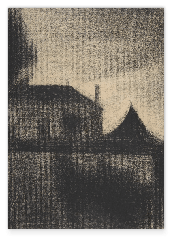 Georges Seurat - Haus in der Dämmerung (La Cité)