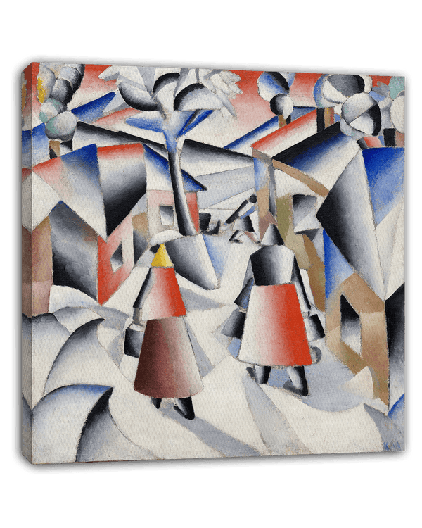 Kazimir Malevich - Morgen im Dorf nach Schneesturm