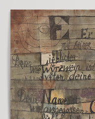 After Hover: Paul Klee - (Aus dem Hohelied) Version II