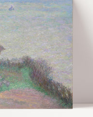 After Hover: Claude Monet - Das Haus von Douanier, rosa Effekt