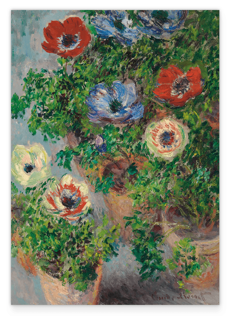 Claude Monet - Anemonen im Topf