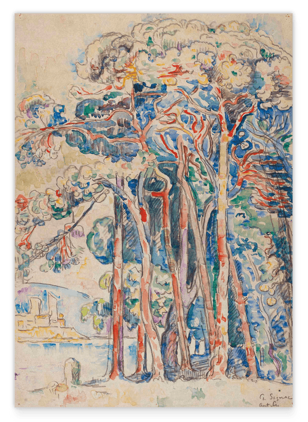 Paul Signac - Antibes, das Fort von Juan-les-Pins