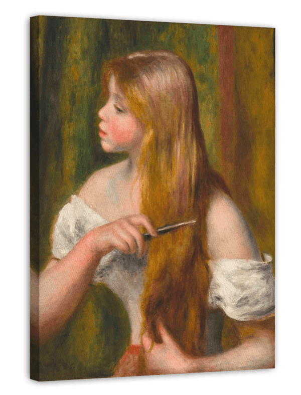 Pierre Auguste Renoir - Malerei des jungen Mädchens (La Toilette)