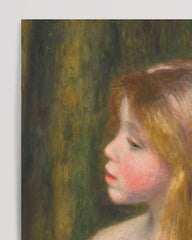 After Hover: Pierre Auguste Renoir - Malerei des jungen Mädchens (La Toilette)