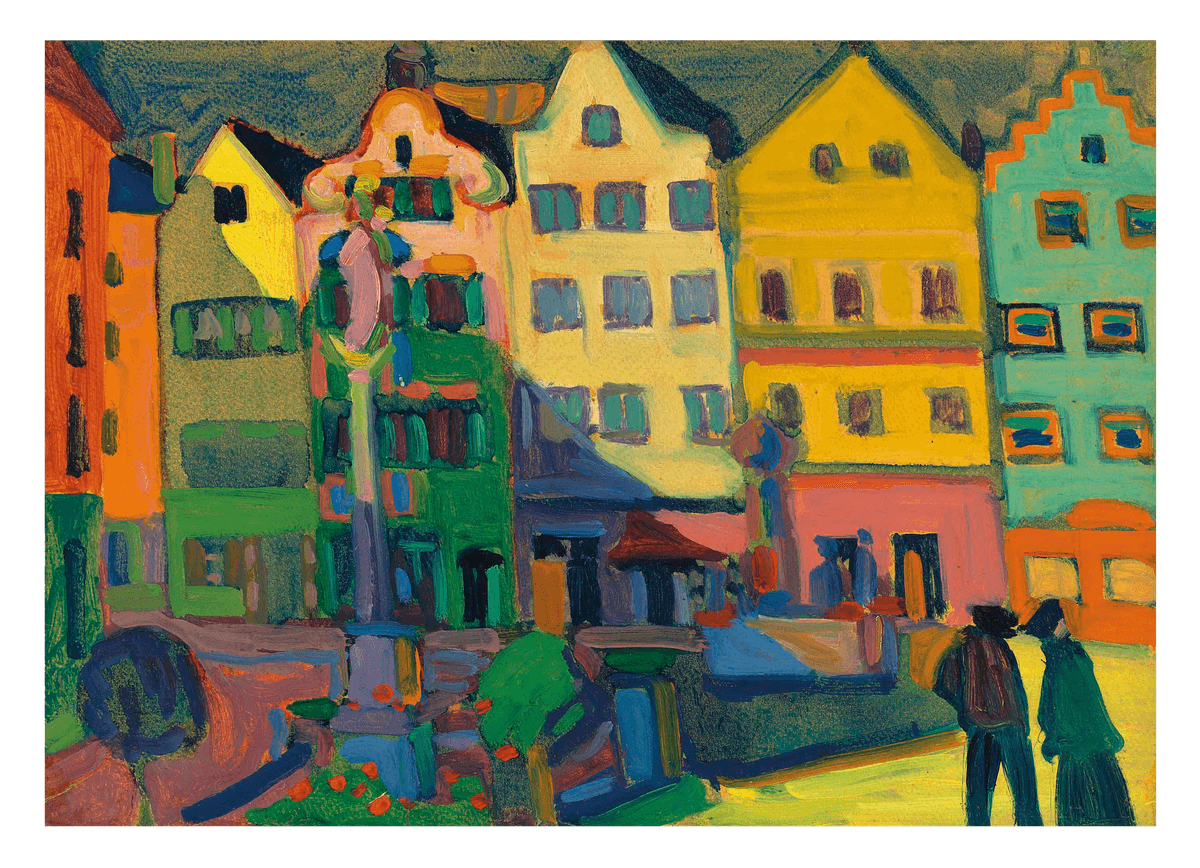 Wassily Kandinsky - Weilheim-Marienplatz