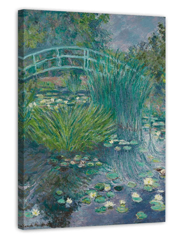 Blanche Hoschedé Monet - Steg am Seerosenteich (Giverny)