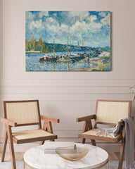 After Hover: Alfred Sisley - Die Seine bei Bougival