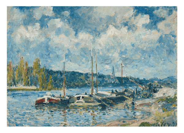 Alfred Sisley - Die Seine bei Bougival