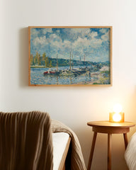 After Hover: Alfred Sisley - Die Seine bei Bougival