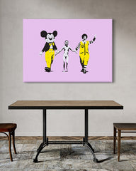 After Hover: Banksy Pop-Art Street-Art - Moderner Kunstdruck Klein bis Groß XXL - Geschenk Wohnzimmer, Schlafzimmer
