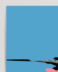 After Hover: Banksy Flugzeuge - Pop-Art Modern Street-Art - Moderner Kunstdruck Klein bis Groß XXL, Geschenk, Wohnzimmer, Schlafzimmer