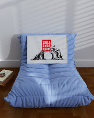 After Hover: Banksy Sale - Bunt Pop-Art Modern Street-Art - Moderner Kunstdruck Klein bis Groß XXL - Geschenk Wohnzimmer, Schlafzimmer