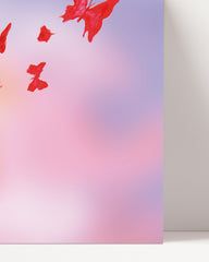 After Hover: Banksy Schmetterlinge - Nicht Aufgeben, Motivation, Mut, Durchhaltevermögen Pop-Art Modern Street-Art Kunstdruck