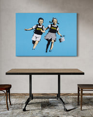 After Hover: Banksy Street-Art - Moderner Kunstdruck Klein bis Groß XXL - Perfekte als Geschenk, Wohnzimmer, Inneneinrichtung Deko