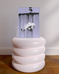 After Hover: Graffiti Engel, Street-Art Banksy Klimaschutz - Moderner Kunstdruck Canvas - Wohnzimmer, Inneneinrichtung Deko