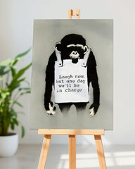 After Hover: Sozialkritik Street-Art Banksy - Moderner Kunstdruck Klein bis Groß XXL - Perfekte als Geschenk, Wohnzimmer, Inneneinrichtung Deko