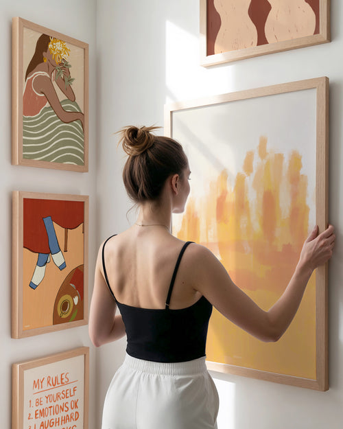 Kreative Ideen mit Wandbildern im Boho Look