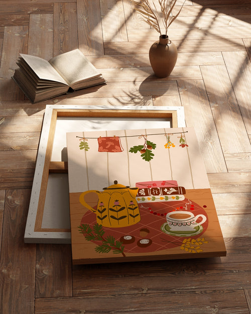 Leinwandbild-Herbst-auf-Keilrahmen