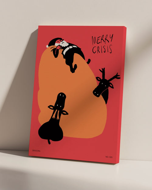 Merry-Crisis-Leihnwand-Weihnachten